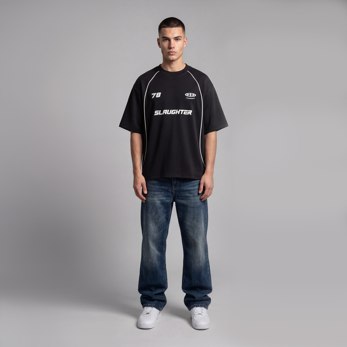 Slaughter Jersey Tee — Black