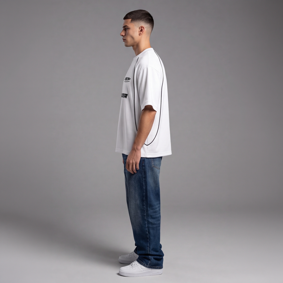 Slaughter Jersey Tee White — STUNER