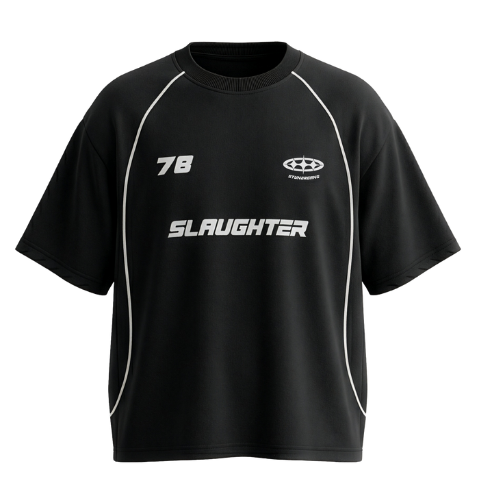 Slaughter Jersey Tee — Black