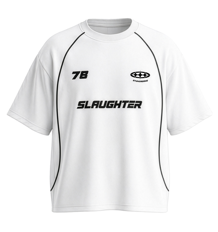 Slaughter Jersey Tee — White